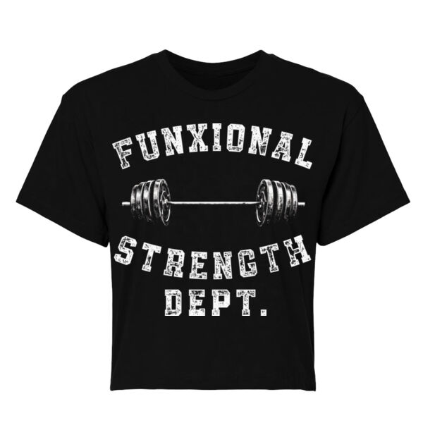 STRENGTH DEPT - WOMEN'S CROP T-SHIRT - $YFDPKJ$ Thumbnail