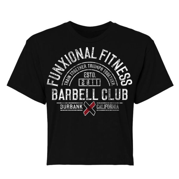 BARBELL CLUB - WOMEN'S CROP T-SHIRT - $NG7KDQ$ Thumbnail