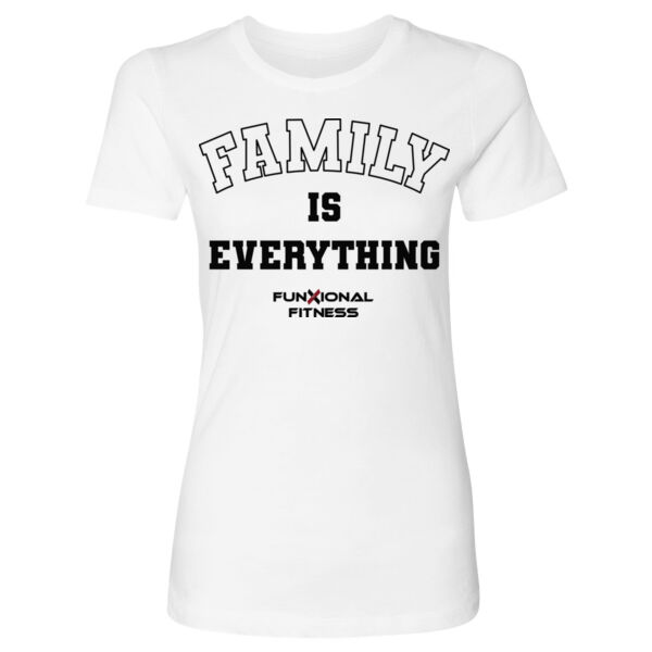 FAMILY IS EVERYTHING - WOMEN'S FITTED T-SHIRT - $KUFJSC$ Thumbnail